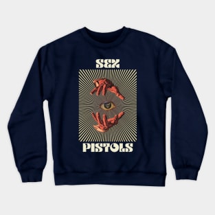 Hand Eyes Sex Pistols Crewneck Sweatshirt